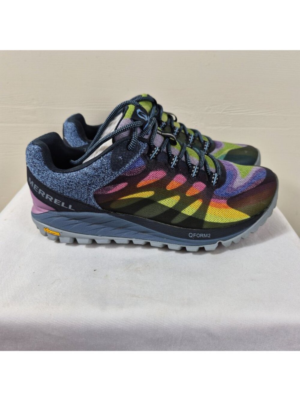 Merrell Womens Antora 2 Rainbow Trail Running Shoes Vibram Sole Size 7 - Picture 2 of 8